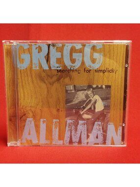 Gregg Allman Searching for Simplicity CD 1997 Southern Rock Blues